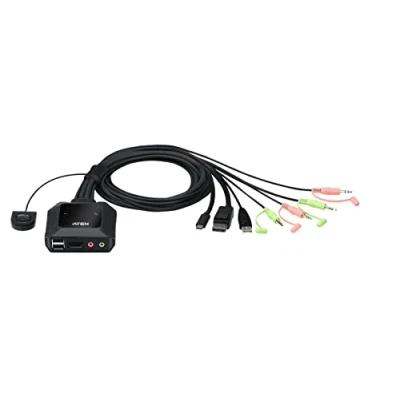 Afbeelding van KVM Schakelaar Aten CS52DP AT 1,2 m