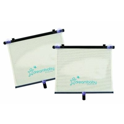 Afbeelding van Dreambaby Brede autoschaduw raamrol (50 x 53 cm) 2 stuks