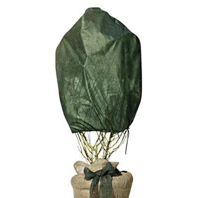 Afbeelding van Windhager Rosen fleece kap, wintervlieskap, thermovlies, tuinvlies, koudebescherming voor rozen, 3 stuks, groen, 0,75 x 1 m, 30 g/m², 06726