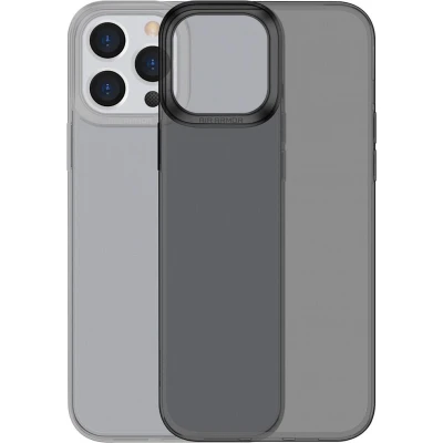Afbeelding van BASEUS Simple Soft TPU Back Cover Geschikt voor iPhone 13 Pro Hoesje Zwart