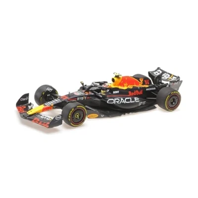 Afbeelding van Oracle Red Bull Racing RB19 #11, Perez, 2nd Place Italian GP 2023 1:18 Minichamps