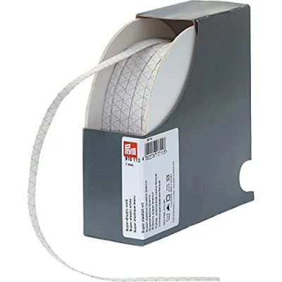Afbeelding van Prym White (7 mm, 50m) Super Elastiek 1 Stuk
