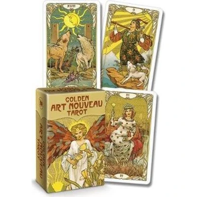 Afbeelding van Golden Art Nouveau Tarot Mini