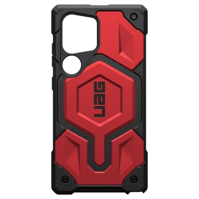 Afbeelding van Samsung Galaxy S24 Ultra Hoesje Kunststof UAG Hardcase/Backcover Rood Telefoonhoesje Shockproof/Valbescherming