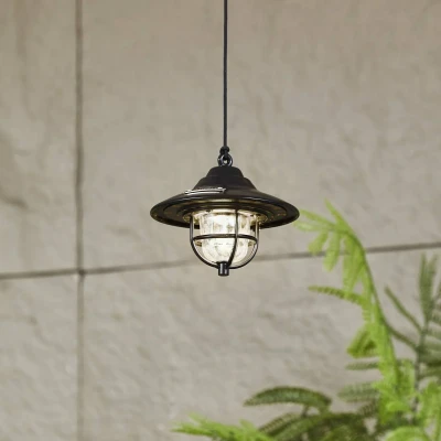 Afbeelding van Lindby LED buitenlamp Ketil, zwart, grondspies, batterij