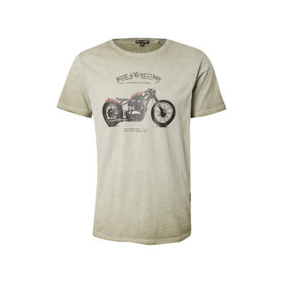 Afbeelding van KEYLARGO Heren T shirts MT Destroy Round, groen (1500), L