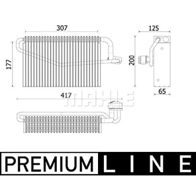 Afbeelding van MAHLE ORIGINAL AE 163 000P Airco Verdamper