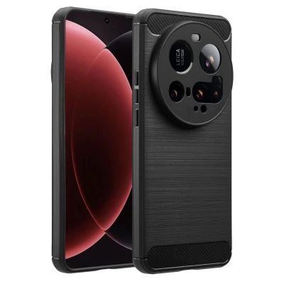 Afbeelding van Xiaomi 15 Ultra Hoesje Siliconen en TPU (zacht) imoshion Softcase/Backcover Zwart Telefoonhoesje