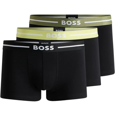 Afbeelding van BOSS Trunk BOLD 3 PACK Boxerbriefs, Heren, Maat: Medium, Open miscellaneous