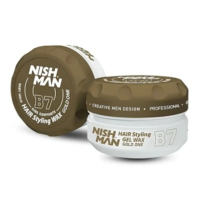 Afbeelding van Nish Man Hair wax Gold Line B7 Haar mannen