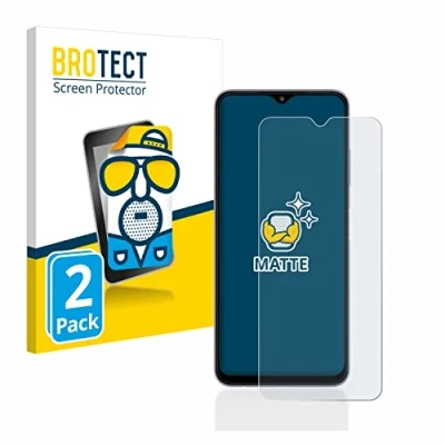 Afbeelding van BROTECT (2 Stuks) Antireflecterende Beschermfolie voor Samsung Galaxy A22 5G Anti Glare Screen Protector, Mat, Ontspiegelend