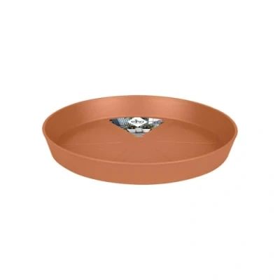 Afbeelding van Elho Loft Urban Schotel Rond 14 voor Buitenaccessoires Ø 14.0 x H 1.9 cm Terra