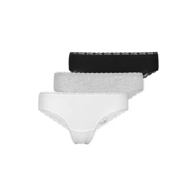 Afbeelding van Snocks 3PACK Slip, Dames, Maat: XS, Mix weiß /hellgrau /schwarz)