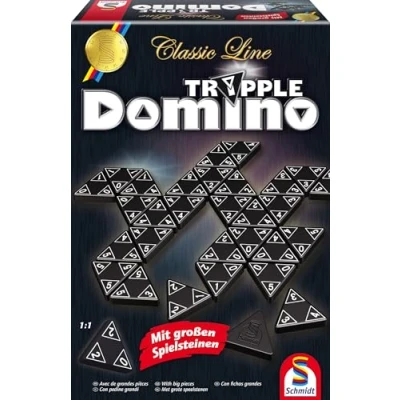 Afbeelding van Tripple Domino. Classic Line Bordspel