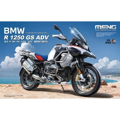 Afbeelding van 1:9 MENG MT005 BMW R 1250 GS ADV Motorfiets Plastic Modelbouwpakket