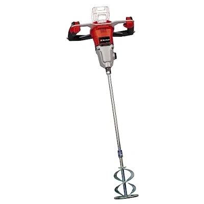 Afbeelding van Einhell accu Verf /Mortelmenger TP MX 18 2 Li BL Solo Power X Change V/Li ion Variabele snelheid tot 720 t/min M14 aansluiting Incl. mengstaaf voor mortel Excl. en lader