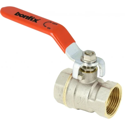 Afbeelding van Bonfix Kogelkraan Rode hendel bediening 1&quot;x1&quot; Drukklasse PN25