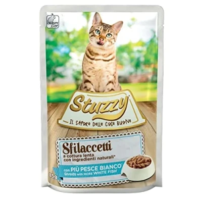 Afbeelding van 24x Stuzzy Kat Shreds Vis 85 gr