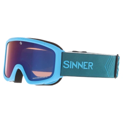 Afbeelding van Sinner Duck Mountain Kinderen Skibril (maat: One Size, Blauw)