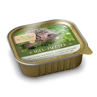 Afbeelding van My Little Farm egelvoer, natuurlijk meer dan 90% vlees, met waardevolle insectenproteïnen, premium kwaliteit