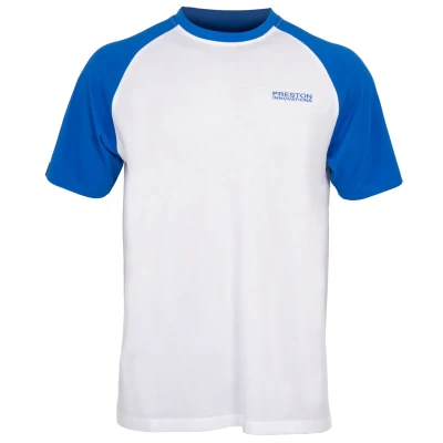 Afbeelding van Preston Lightweight White Raglan T shirt Medium