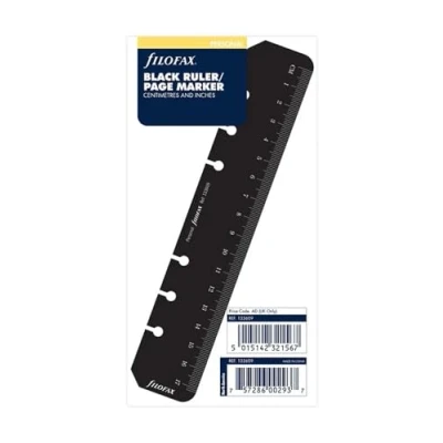 Afbeelding van FILOFAX NAVULLING PERSONAL BLACK RULER PAGE MARKER