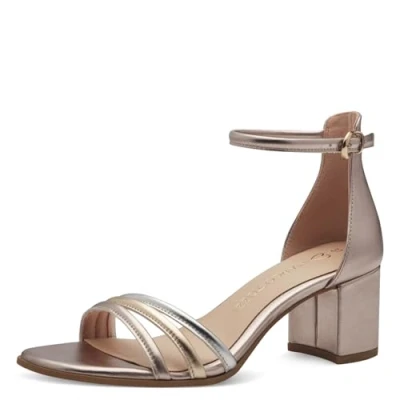 Afbeelding van MARCO TOZZI Heeled Sandal by Guido Maria Kretschmer 2 28000 42 dames, Rose Met Comb, 38 EU