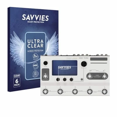 Afbeelding van Savvies Screenprotector voor Hotone Ampero II Stage Folie Beschermfolie transparant (6 Stuks)