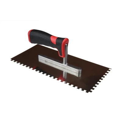 Afbeelding van Plakspaan getand 6x6 mm Kunststof handvat Per Stuk