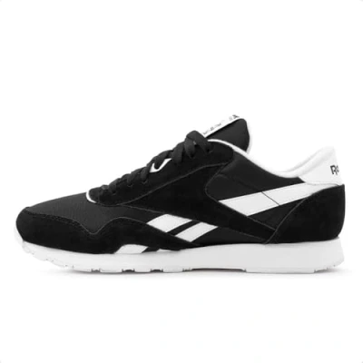 Afbeelding van Reebok Classic CL Sneakers laag, Maat: 42, Core black/footwear white Leer en textiel