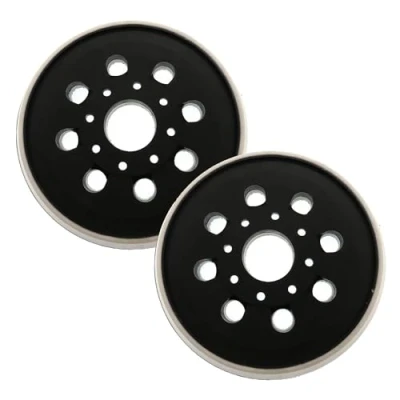Afbeelding van 2 stuks schuurschijven 125 mm klittenband steunplaten voor Bosch, schuurplaat met Bos ch PEX 220 A, GEX 1 AE, Skil 7402/7490