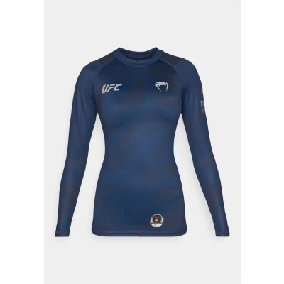 Afbeelding van Venum UFC Fusion Fight WEEK Womens Performance LONG Sleeve Rashguard Longsleeve, Dames, Maat: Large, Blue