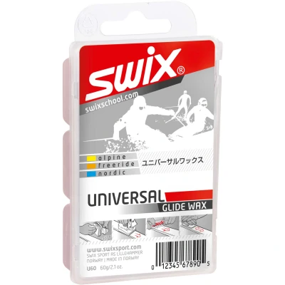 Afbeelding van Swix Universele ski/snowboard Glide Wax voor kinderen, 60 g of 180 g, wit, gram