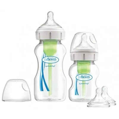 Afbeelding van Dr. Brown&#039;s Options+ Anti colic Samplerkit Brede Hals Fles WB02600 INTLX