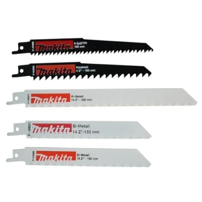Afbeelding van Makita P 83967 Reciprozaagbladen set Metaal/Hout 5 delig
