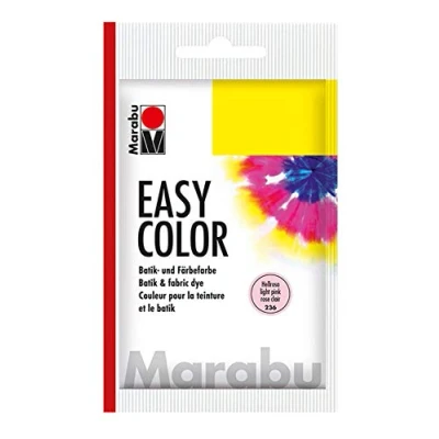 Afbeelding van Marabu 17350022236 Easy Color lichtroze, 25 g batik en handverf voor katoen, linnen, zijde gemengd weefsel, met de hand wasbaar tot 30 C, zeer goede lichtechtheid, niet kookvast