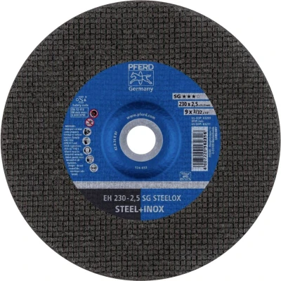 Afbeelding van PFERD EH 230 2,5 SG STEELOX 61324223 Doorslijpschijf gebogen mm 25 stuk(s) RVS, Staal
