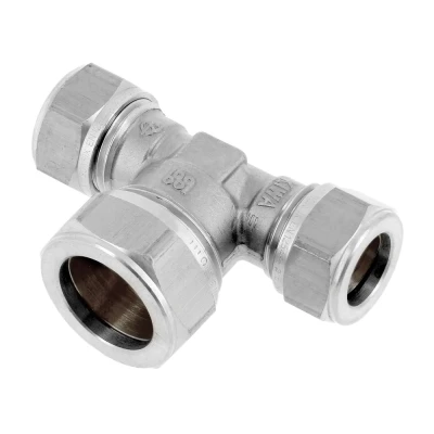 Afbeelding van Bonfix T koppeling 12 x 15 mm knel vertind