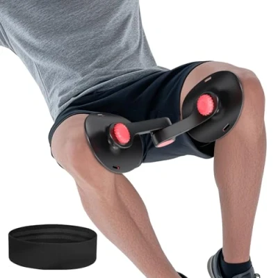 Afbeelding van TINRIEF 22 kg dij meester heuptrainer Kegel trainer met weerstandsband, bekkenbodemtrainer, kegeltrainer voor postpartumrevalidatie, trimmer binnendijen, beenpersmachine