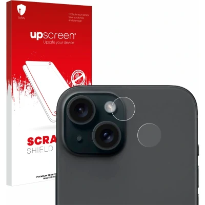 Afbeelding van upscreen Screenprotector voor Apple iPhone 15 (ALLEEN Camera Lens) Folie Beschermfolie transparant