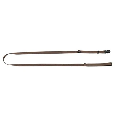 Afbeelding van GOLEYGO hondenriem Flat, bruin maat M 1,4 2m, veilige magneetsluiting, incl. adapterpin, voor kleine en grote honden tot 60kg, maximale belasting 200kg