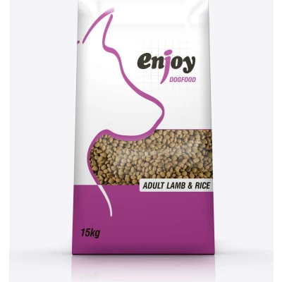 Afbeelding van Enjoy Hondenvoer Adult Lam &amp; Rijst 15 kg