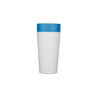Afbeelding van Circular &amp; Co Travel Mug Koffiebeker To Go Coffee Beker 340 ml Chalk Pacific Blue 12oz Duurzaam