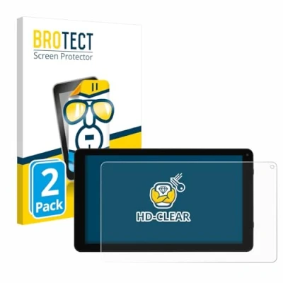 Afbeelding van BROTECT (2 Stuks) Schermbeschermer voor Denver TAQ 10465 10.1&quot; Screen Protector Transparant