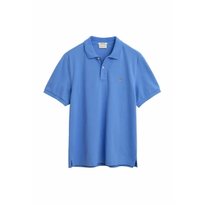 Afbeelding van GANT REG Shield SS Poloshirt, Heren, Maat: XXL, Perfect blue