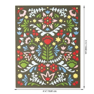 Afbeelding van Sizzix Thinlits Die Folk Mask 664478 Lisa Jones (07 20)