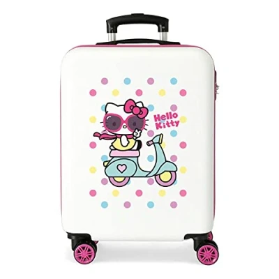 Afbeelding van Hello Kitty, Wit, 38x55x20 cms, cabinekoffer