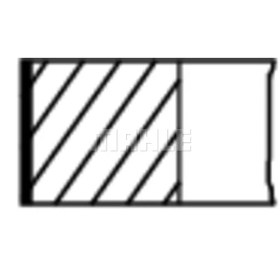 Afbeelding van Mahle Original Zuigerveren 040 RS 10012 0N0