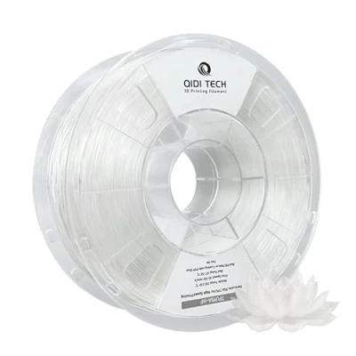 Afbeelding van QIDI TECH TPU 95A High Flow Filament 1,75 mm,TPU95A HF Flexibele 3D Printer Filament, hoge elasticiteit, geschikt voor Speed Printing, 1 kg spoel, Transparant.