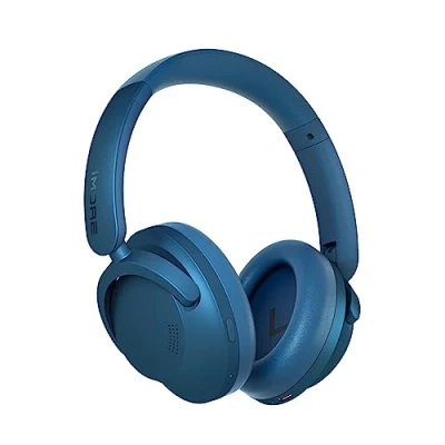 Afbeelding van 1MORE SonoFlow hoofdtelefoon met ruisonderdrukking, actieve Bluetooth 70 uur afspelen, LDAC Hi Res draadloze audio, duidelijke oproepen, EQ (Blauw)